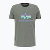 Alpha Industries férfi Basic Rainbow Reflective szüreti zöld póló