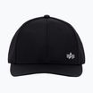 Alpha Industries Metal Label rep fekete/fémezüst baseball sapka
