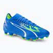 PUMA Ultra Match FG/AG férfi futballcipő ultra kék/puma fehér/pro zöld