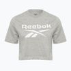 Női Reebok Identity Big Logo Crop Tee középszürke szürke sáska