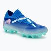 PUMA Future 7 Pro FG/AG férfi futballcipő bluemazing/puma fehér/electric peppermint