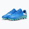 Gyerek focicipő PUMA Future 7 Play FG/AG Jr hyperlink blue/mint/puma white