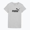 Női PUMA ESS No. 1 logós női póló Világosszürke pehelyszürke