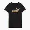 Női PUMA ESS Metallic No. 1 Logo Tee puma fekete/metál arany puma fekete/metál arany