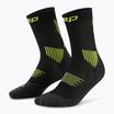 CEP Férfi kompressziós zokni Run Mid Cut 5.0 fekete/lime