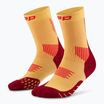 CEP férfi kompressziós zokni Run Mid Cut 5.0 narancssárga/burgundia