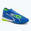 PUMA Ultra Match LL IT + Mid Jr gyermek futballcipő ultra kék/puma fehér/pro zöld