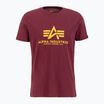 Alpha Industries férfi bordó Basic póló