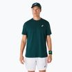 ASICS férfi teniszpóló Court Top saxon zöld