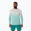 Férfi hosszú ujjú futófelső ASICS Seamless birch/oasis green