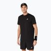 Férfi ASICS Court Top teljesítmény teniszpóló fekete