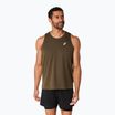 Férfi ASICS Core Singlet barna kő futópóló