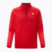 Férfi pulóver Descente Shoulder Trim T-Neck electric red
