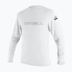 Gyerek hosszú ujjú felső úszáshoz O'Neill Basic Skins LS Sun Shirt white