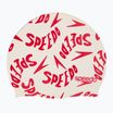 Speedo gyermek úszósapka Slogan Print fehér/piros
