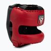 Box fejvédő RDX Apex Boxing Head Gear With Nose Protection Bar red