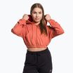 Női edzés pulóver Gymshark KK Twins Zip Up Crop narancssárga