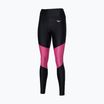 Női futó leggings Mizuno Core Long fekete/magenta haze