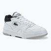 Férfi Lacoste Lineshot kontrasztos gallérú bőr fehér/fekete cipő