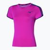 Női póló Mizuno Frontier Tee W fuchsia purple