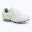 Gyermek focicipő Mizuno Monarcida Neo III Select Jr Md fehér/neonzöld Mizuno Monarcida Neo III Select Jr Md fehér/neonzöld