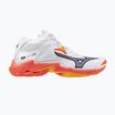 Mizuno Wave Lightning Z8 Mid fehér/tüzes korall 2/citrus röplabdacipő