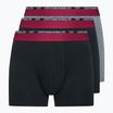 Férfi boxeralsó CR7 Basic Trunk 3 pary white/grey melange/black