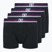 Férfi boxeralsó CR7 Basic Trunk 4 pary black