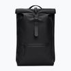 városi hátizsák Rains Rucksack Rolltop W3 13 l black