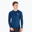 Férfi hosszú ujjú Rashguard Pitbull West Coast Performance Small Logo dark navy