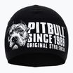 Férfi Pitbull Beanie Blood Dog téli sapka fekete