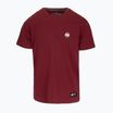 Férfi Pitbull Small Logo póló burgundi