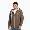 Férfi pulóver Pitbull Zip Sherpa 2 Ruffin Hooded brown