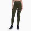 Női edzés leggings Gym Glamour Push Up Khaki 399