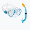 AQUASTIC kék gyerek snorkeling szett Maszk + Pipa MSK-01N