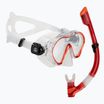 AQUASTIC Jetty snorkeling szett maszk + snorkel piros