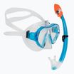 AQUASTIC Shelly gyermek snorkel készlet maszk + snorkel világoskék