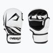 Overlord grappling kesztyű Sparring MMA természetes bőr fehér 101003-W/M