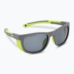 Gyerek napszemüveg GOG Eden  matt grey/neon yellow/smoke