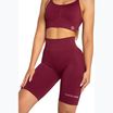 Spodenki bikery treningowe női Gym Glamour Push Up 2.0 merlot