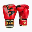 RAJA BOXING Origin Standard valódi bőrből készült piros bokszkesztyű