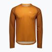 Férfi kerékpározás hosszú ujjú POC Motion Air Jersey bauxit barna