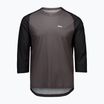 Férfi kerékpáros mez POC Motion Air Jersey 3/4 szürke szilvanit szürke
