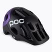 Kerékpáros sisak POC Tectal Race MIPS uranium black/sapphire purple metallic/matt