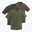 Pinewood férfi 3 db póló zöld/barna/khaki