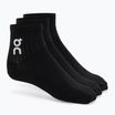 On Running Logo Sock Mid 3 pár fekete