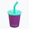 Klean Kanteen Kid's Steel Straw Lid 296 ml-es pezsgőszőlő bögre