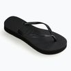 Női Havaianas Slim Platform flip flopok fekete