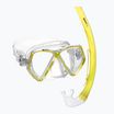 Gyerek snorkeling készlet Mares Combo Zephir Junior yellow/clear
