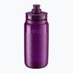 Elite FLY Tex 550 ml átlátszó/lila kerékpáros palack